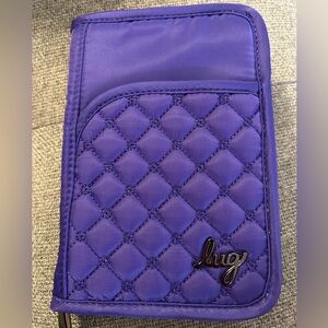 Lug Pilot Violet Purple passport holder wallet